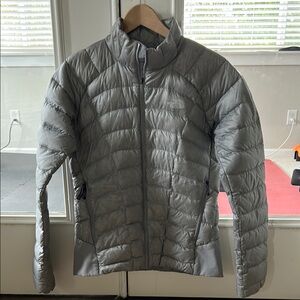 The North Face Gray Quilted Puffer Jacket